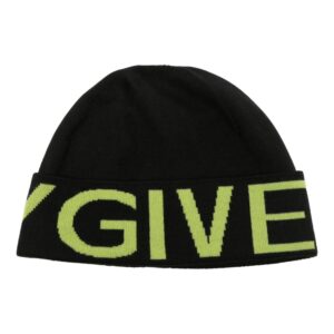 Givenchy logo intarsia-knit wool beanie
