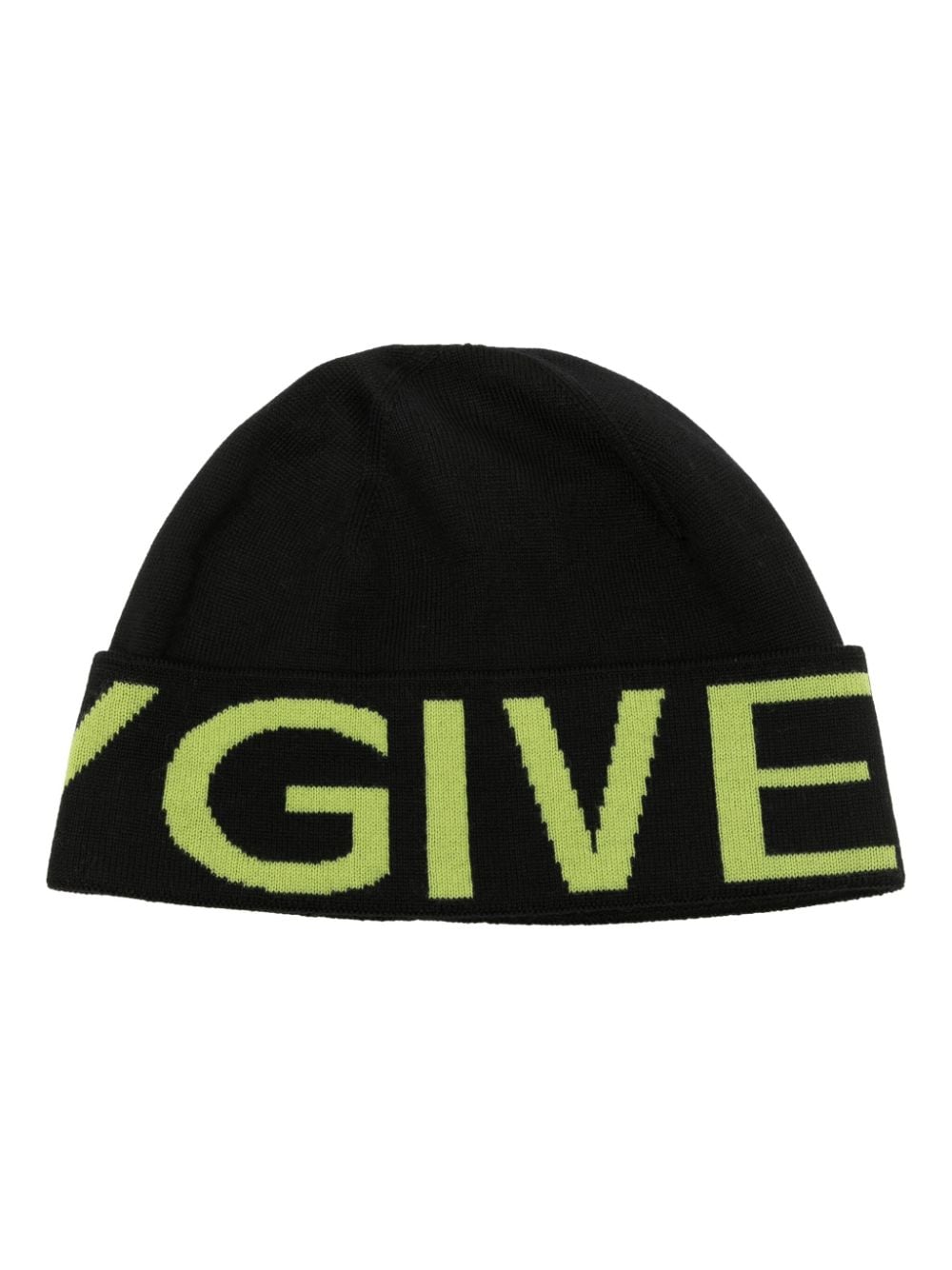 Givenchy logo intarsia-knit wool beanie