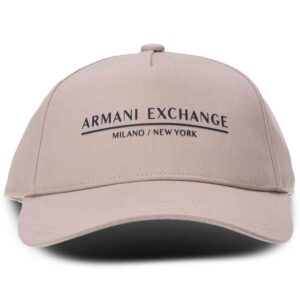 Armani Exchange logo-print cotton baseball cap