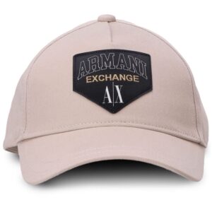 Armani Exchange Exchange logo-appliqué cotton baseball cap