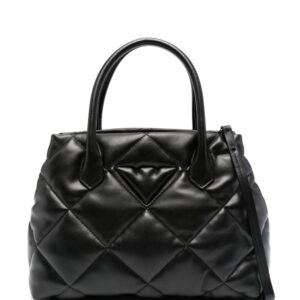 Emporio Armani quilted faux-leather tote bag