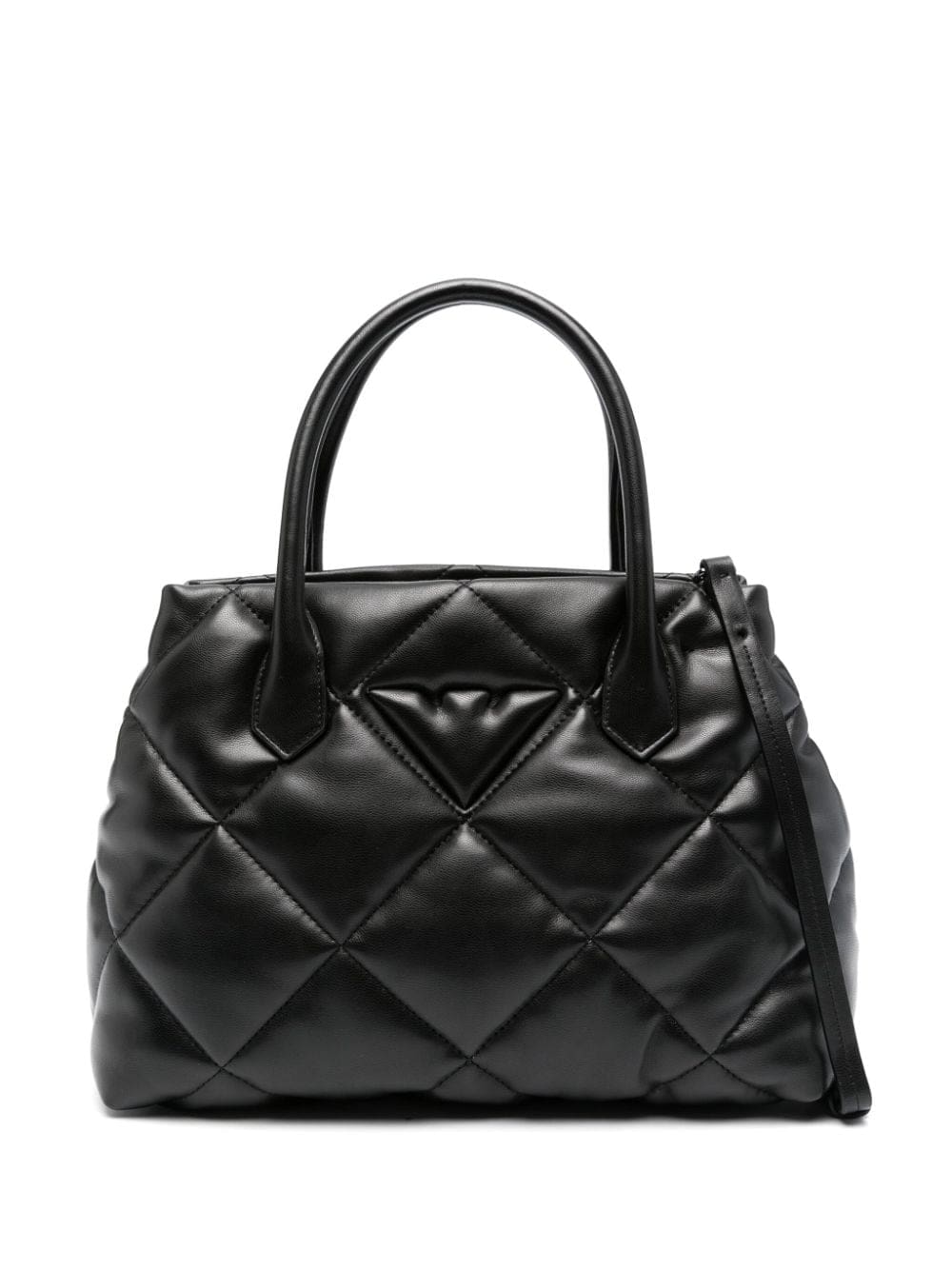 Emporio Armani quilted faux-leather tote bag
