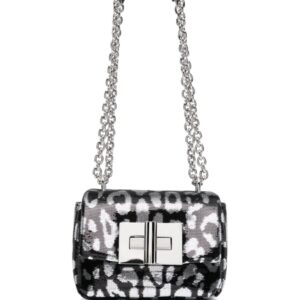 TOM FORD leopard-print sequined shoulder bag