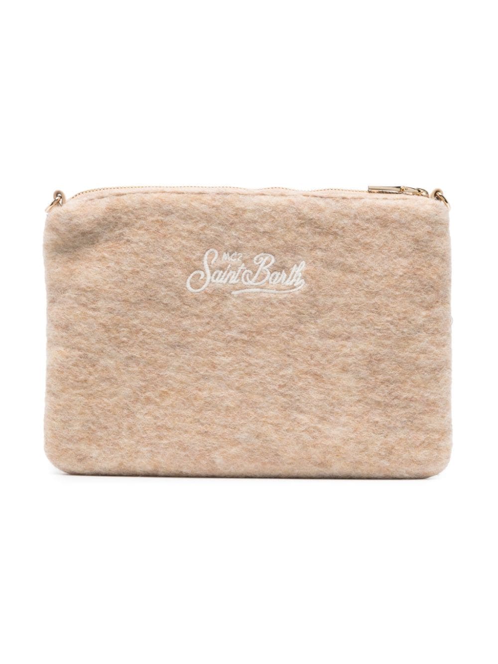 MC2 Saint Barth Kids logo-embroidered brushed crossbody bag - Image 3