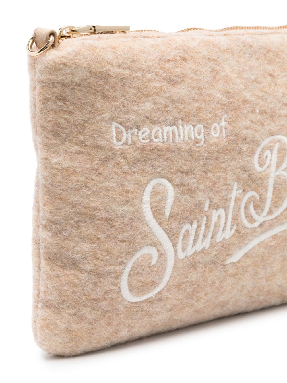 MC2 Saint Barth Kids logo-embroidered brushed crossbody bag - Image 2