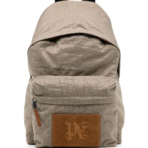 Palm Angels logo-appliqué backpack