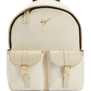 Giuseppe Zanotti Roiy utility canvas backpack