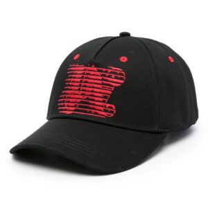 Palm Angels Racing monogram-embroidered baseball cap