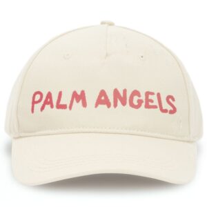 Palm Angels logo-print baseball cap