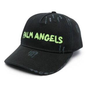Palm Angels logo-print baseball cap