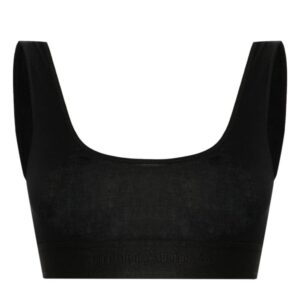 Palm Angels logo-tape sports bra