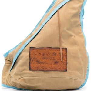 Acne Studios logo-patch sling backpack