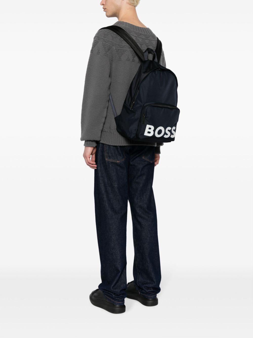 BOSS Catch 2.0 logo-appliqué backpack - Image 5