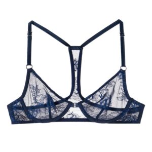 Fleur Du Mal  Boquet Lace racerback demi bra