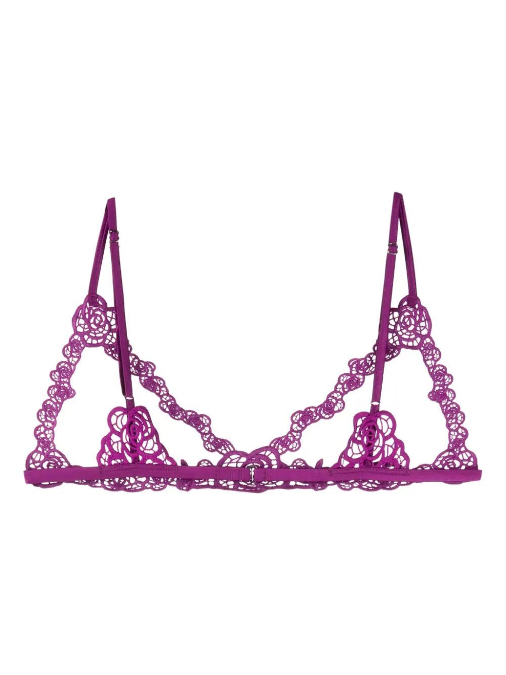 Fleur Du Mal cut-out guipure-lace bralette - Image 2