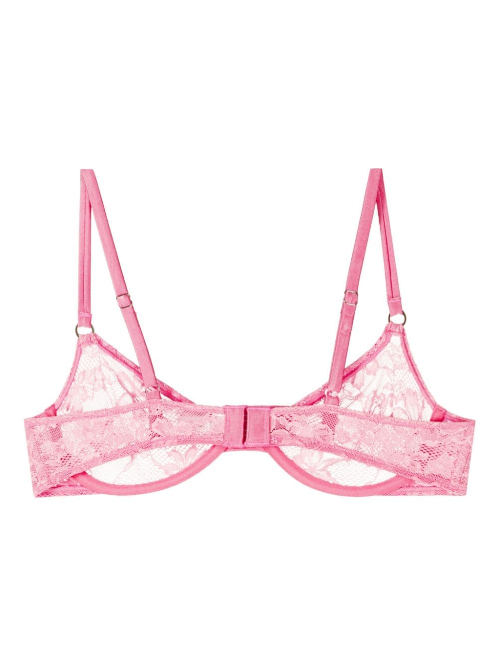 Fleur Du Mal Le Stretch floral-lace demi bra - Image 2