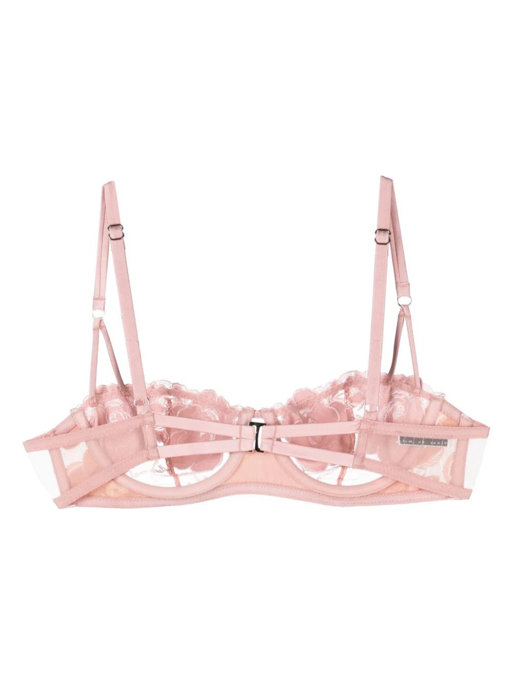 Fleur Du Mal floral-embroidered balconette bra - Image 2