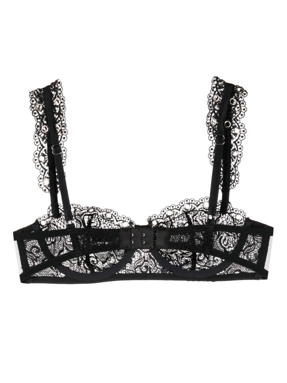Fleur Du Mal floral-lace balconette bra - Image 2