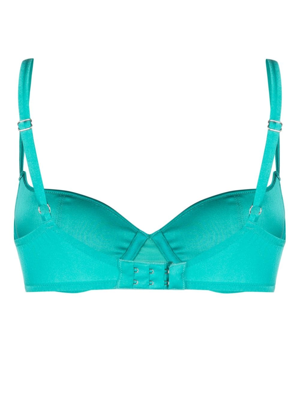 Fleur Du Mal Luxe satin balconette bra - Image 2