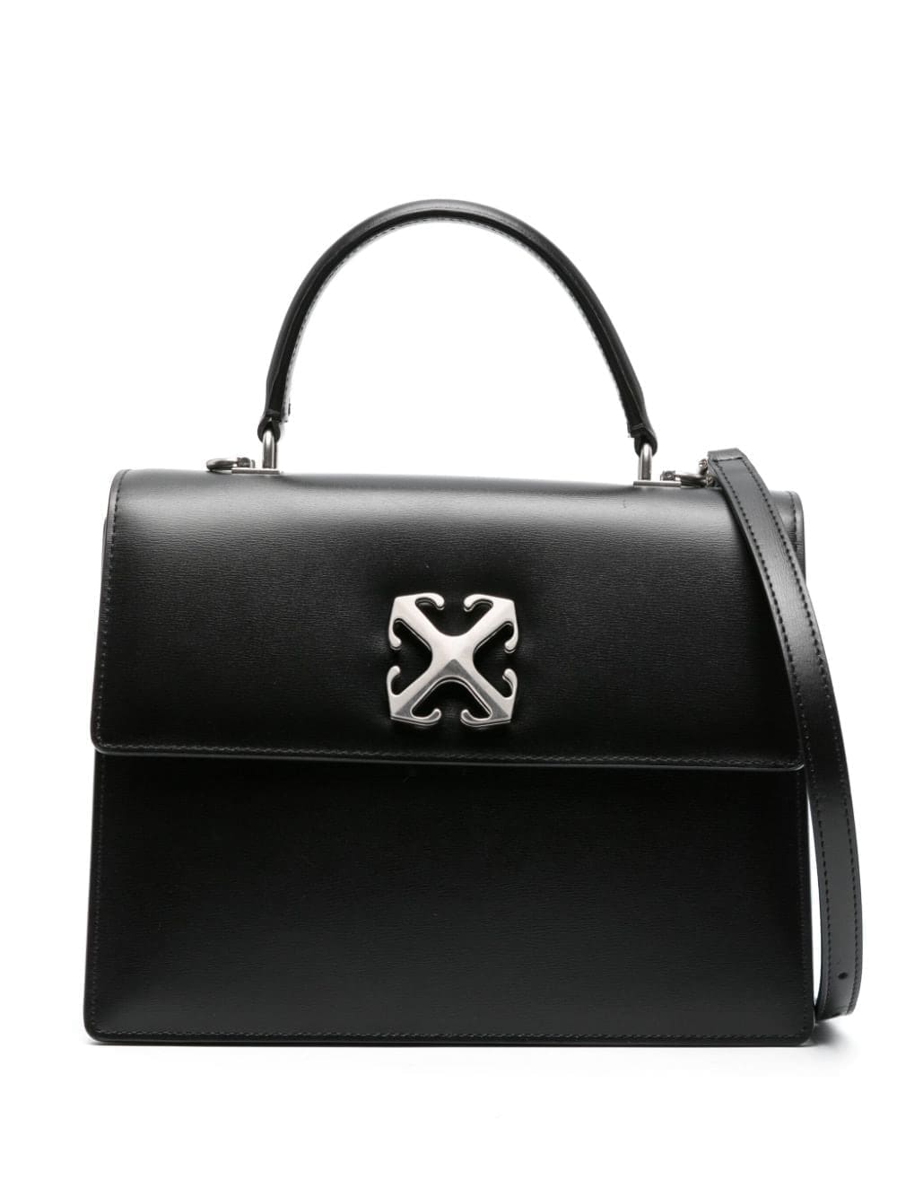 Off-White Jitney logo-plaque tote bag