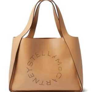 Stella McCartney Stella Logo leather tote bag