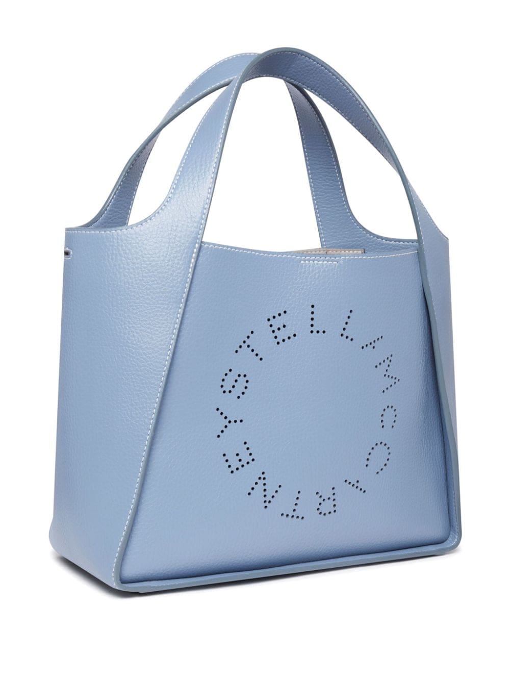 Stella McCartney logo-perforated faux-leather tote bag - Image 3