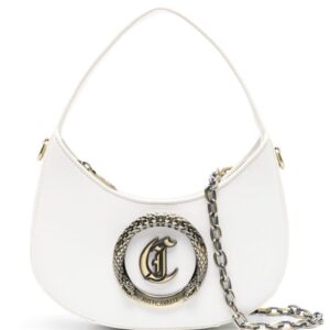 Just Cavalli metallic-snake detail faux-leather crossbody bag