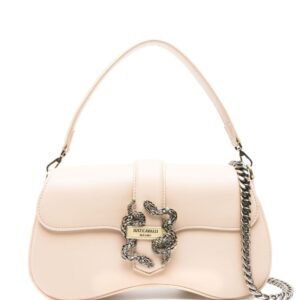 Just Cavalli snake-detail faux-leather bag