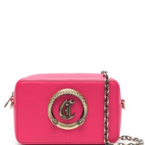 Just Cavalli logo-plaque faux-leather bag