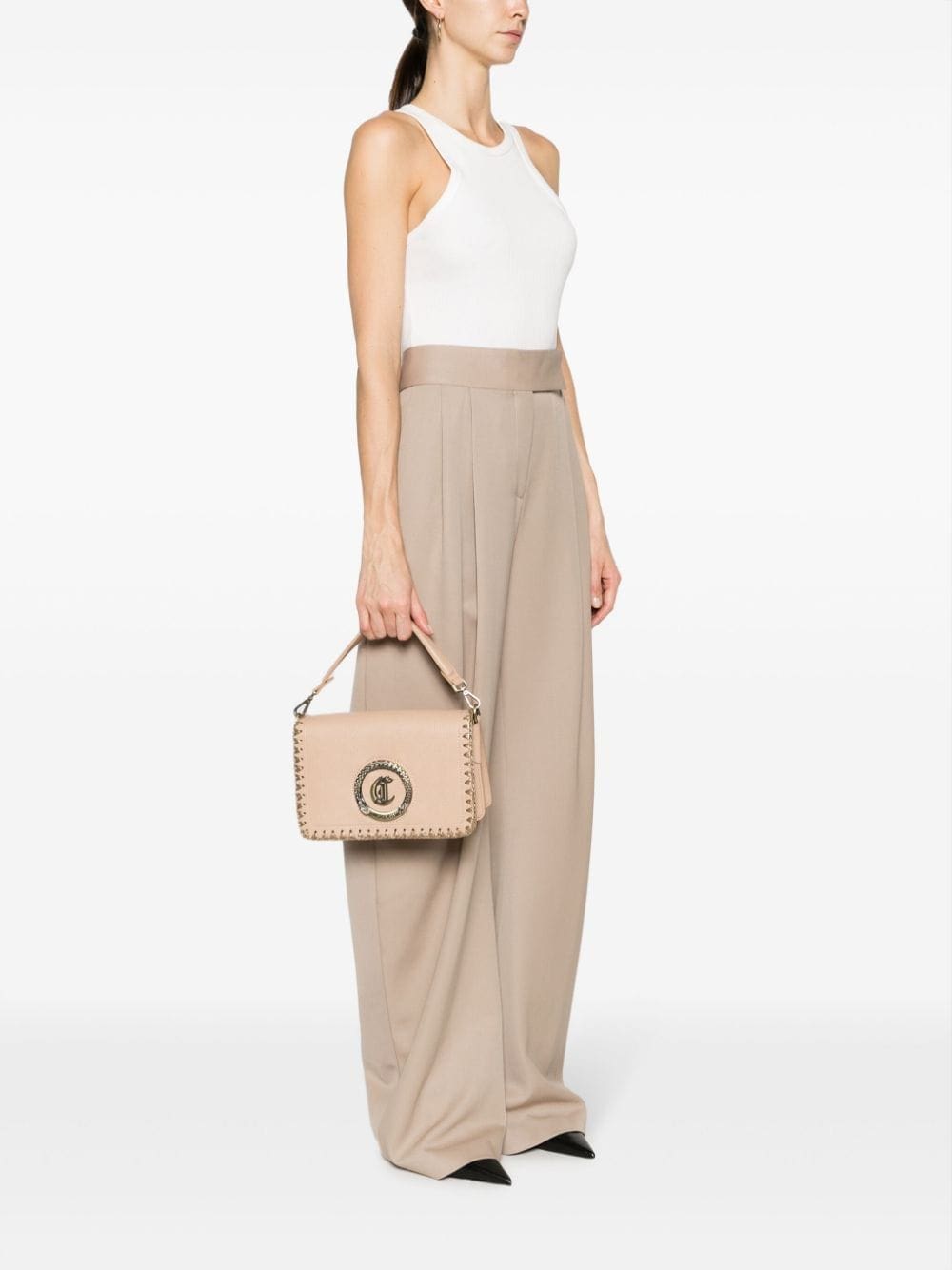 Just Cavalli faux-leather metallic-snake shoulder bag - Image 2