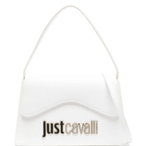 Just Cavalli logo-lettering faux-leather tote bag