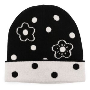 Kenzo logo-intarsia knitted wool beanie
