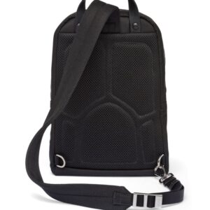 Prada enamel triangle-logo backpack