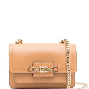 Michael Michael Kors Heather logo-plaque leather shoulder bag