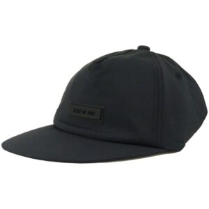 FEAR OF GOD ESSENTIALS logo-appliqué flat-peak cap