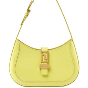Versace Greca-detail leather shoulder bag