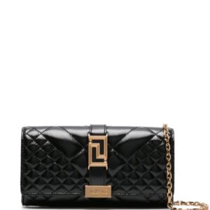 Versace Greca Goddess matelassé clutch bag