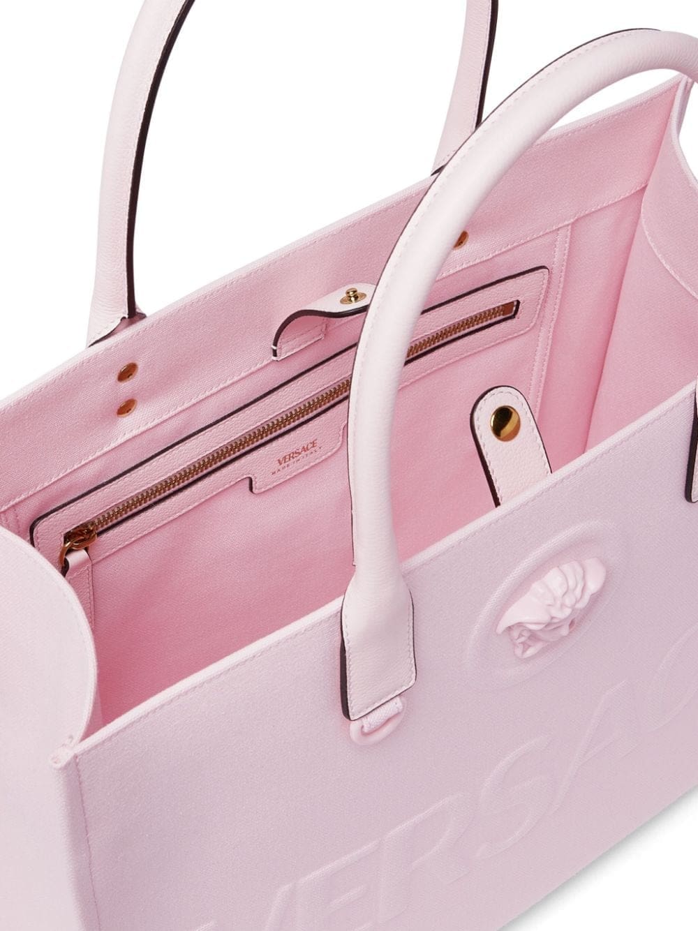 Versace La Medusa leather tote bag - Image 5