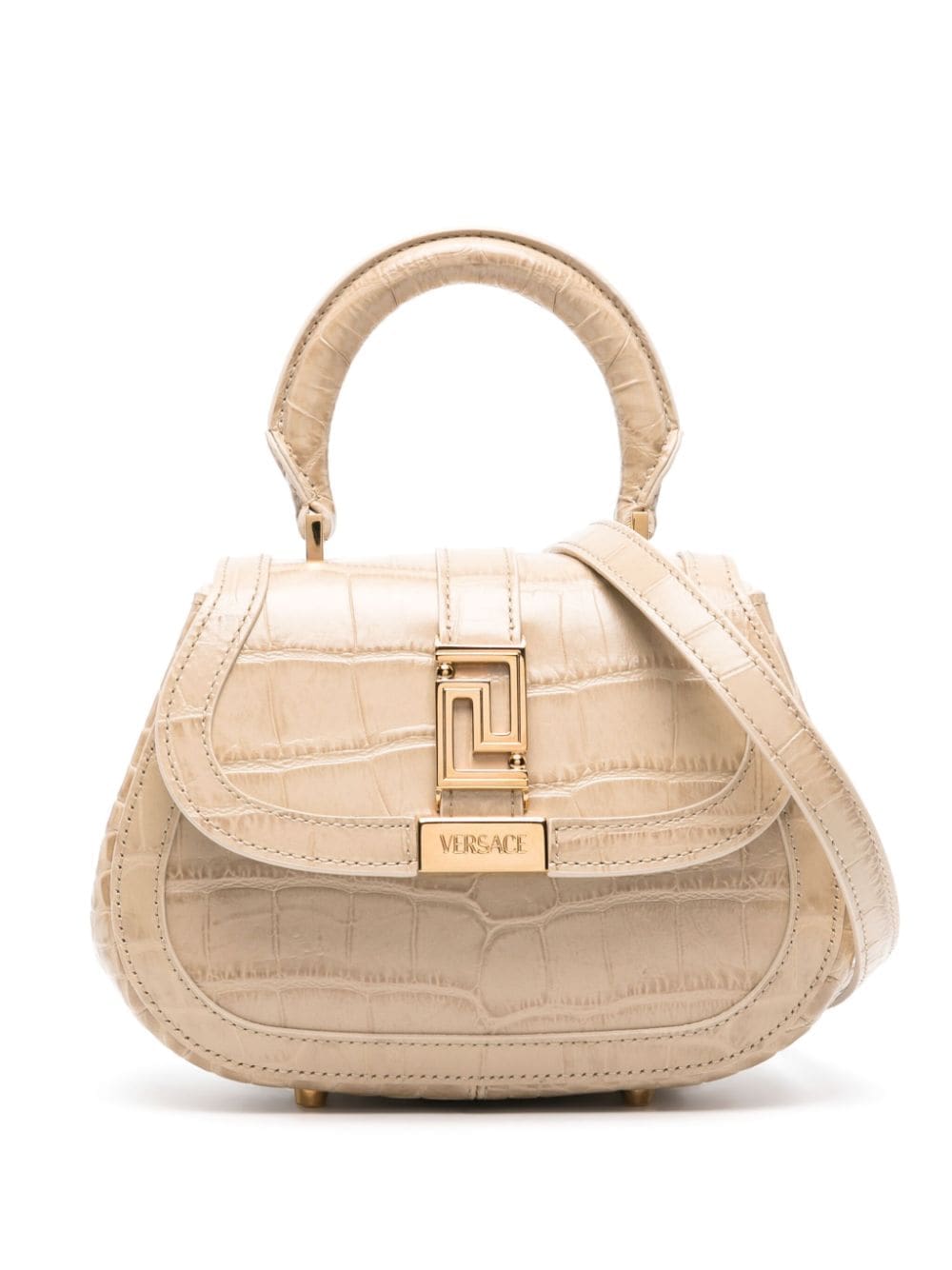 Versace Greca Goddess embossed mini bag