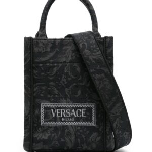 Versace mini Barocco Athena jacquard tote bag
