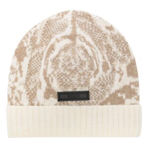 Versace Barocco jacquard wool beanie