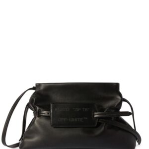 Off-White Zip Tie leather clutch bag