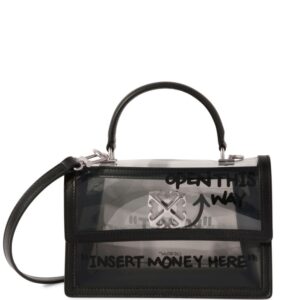 Off-White Jitney 1.4 transparent-design tote bag