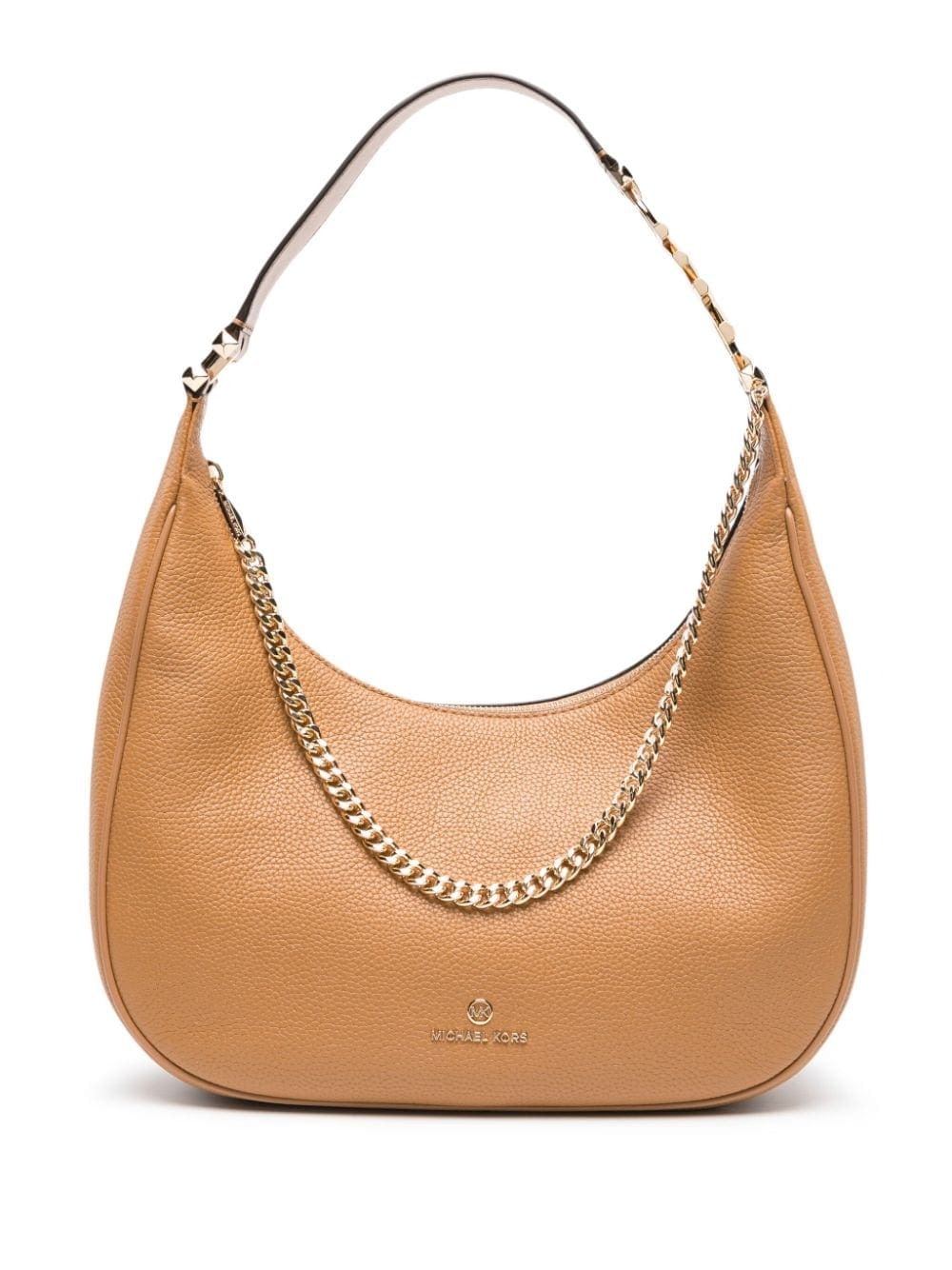 Michael Kors large Piper logo-appliqué leather shoulder bag