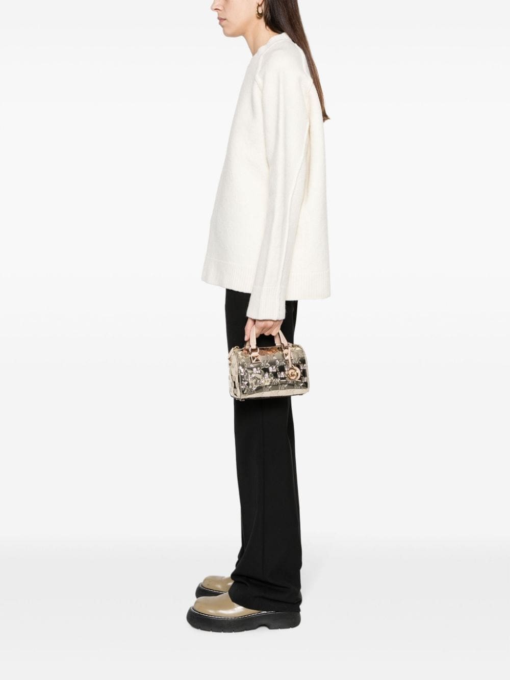 Michael Kors small Grayson patent-finish tote bag - Image 2