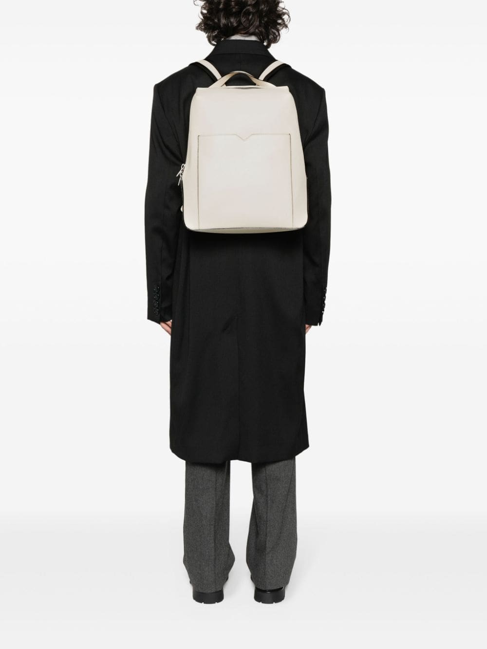Valextra grained-leather backpack - Image 2