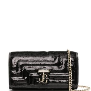 Jimmy Choo Avenue sequin-embellished clutch bag