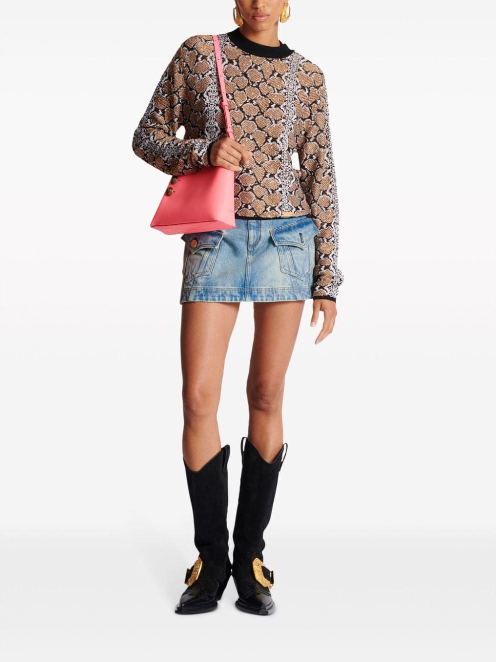 Balmain Embleme leather shoulder bag - Image 2