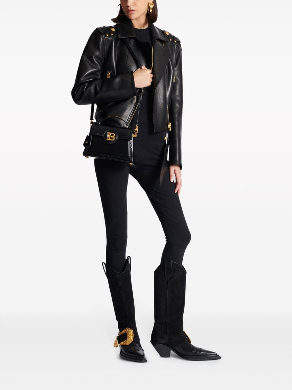 Balmain B-Buzz Dynasty leather shoulder bag - Image 2