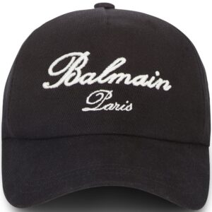 Balmain Signature-embroidered baseball cap